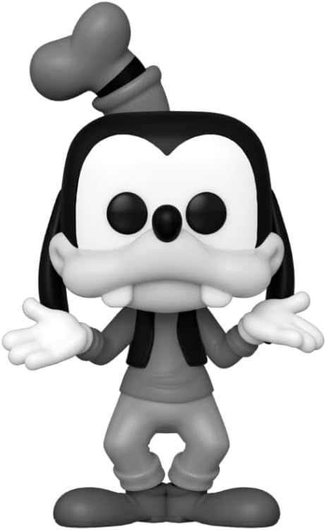 Funko Pop! Disney: Mickey und Seine Freunde – Schwarz-Weiss-Vinyl-Figur, 4er-Pack