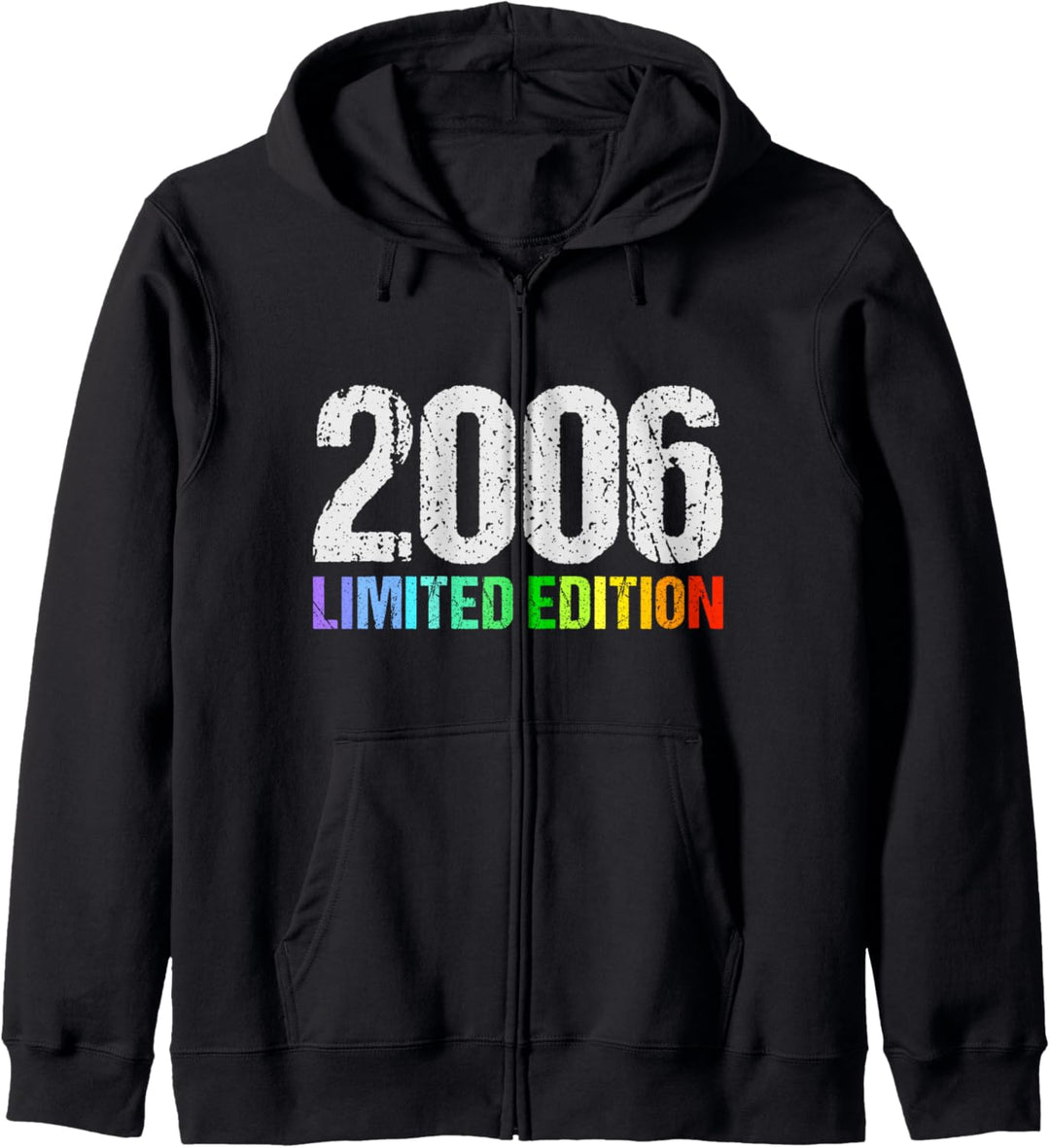18. Geburtstag Junge Mädchen 18 Jahre 2006 Lustig Geschenk Kapuzenjacke