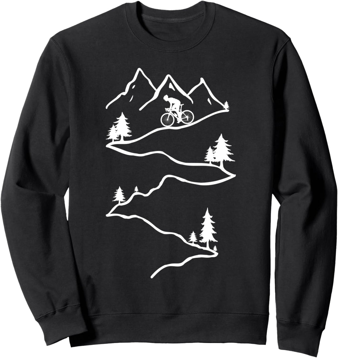 Mountainbiker Fahrradfahrer Mountai Bike Downhill Radfahrer Sweatshirt