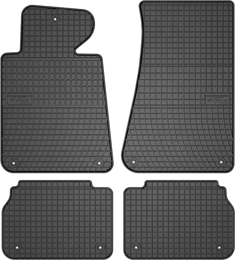 M MOTOS Gummimatten Auto Fussmatte passt für BMW 5er E34 1987-1996 Verbessern Sie Ihren Reisekomfort