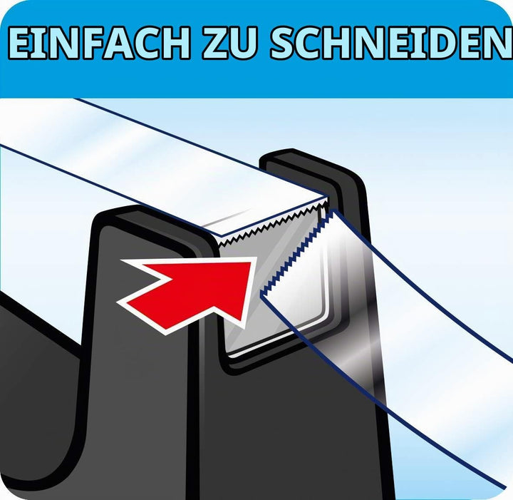 tesa Easy Cut Professional - Standfester Tischabroller für tesafilm - zur Verarbeitung von grossen K