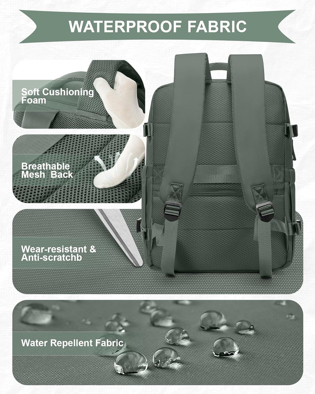 SZLX Vakuum Rucksack mit pumpe Ryanair Handgepäck 40x30x20 Damen Wizzair Handgepäck 40x30x20 Vakuum