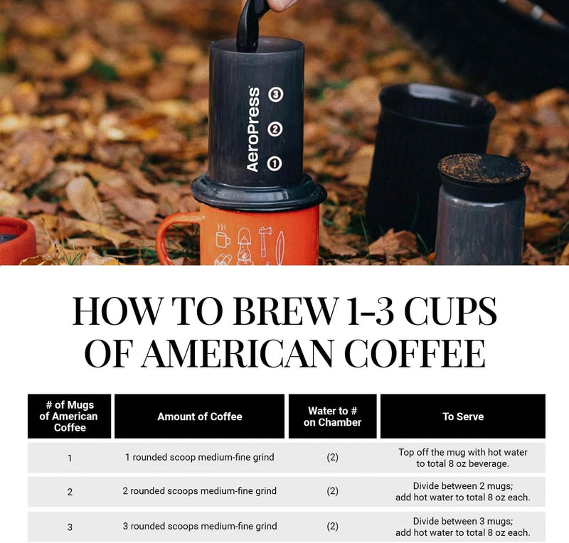 AeroPress 10R11 Go, plastik, 8 ounces,