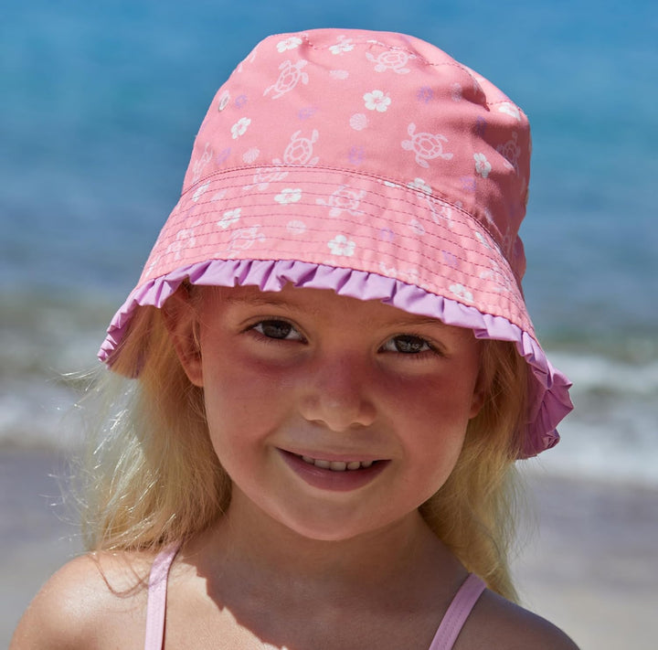 Playshoes Mädchen Uv-Schutz Sonnenhut Bademütze Kopfbedeckung 51 Hawaii, 51 Hawaii