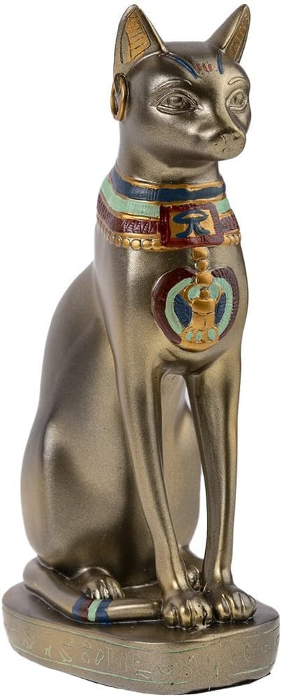 lachineuse - Ägyptische Katze Bastet 30 cm – grosse Statue Katze – Göttin Ägyptens – Figur Ägyptisch