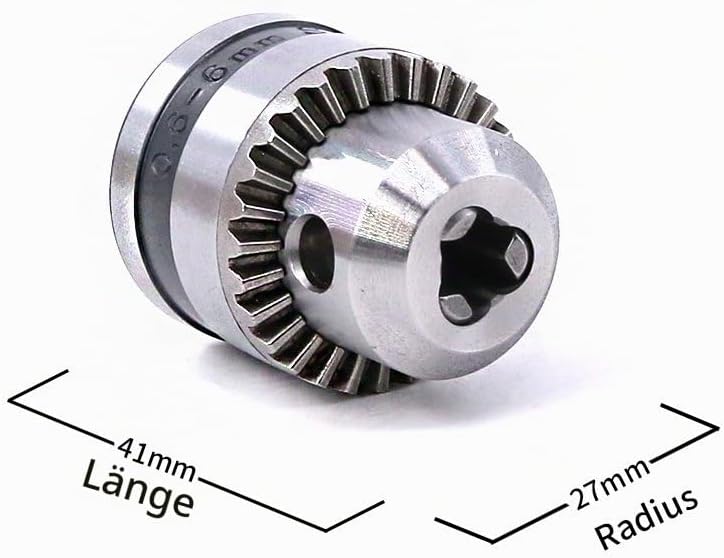 Swpeet 1/4 Zoll (0.6-6mm) Handbohrmaschine mit 13 Stahlbohrern (40–98 mm),Leistungsstark Spannfutter
