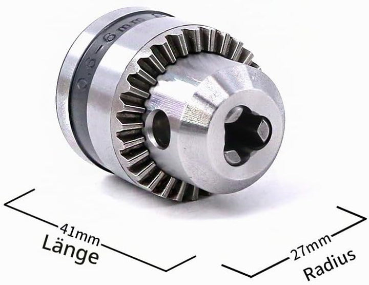 Swpeet 1/4 Zoll (0.6-6mm) Handbohrmaschine mit 13 Stahlbohrern (40–98 mm),Leistungsstark Spannfutter