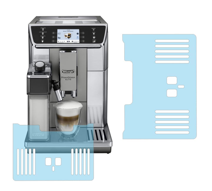 Schutzfolie für DeLonghi PrimaDonna 650.55 & 656.55 - Abtropfblech - Tassenablage - Tropfblech (5),