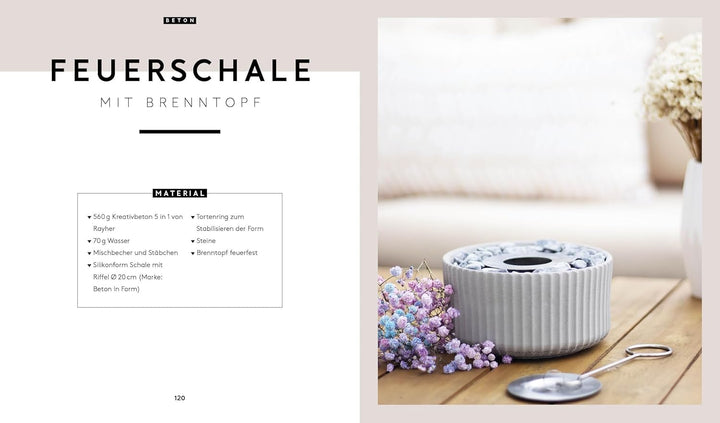 Lieblingsstücke aus Raysin, Beton & Co.: Vasen, Schalen, Tabletts und vieles mehr giessen und modell
