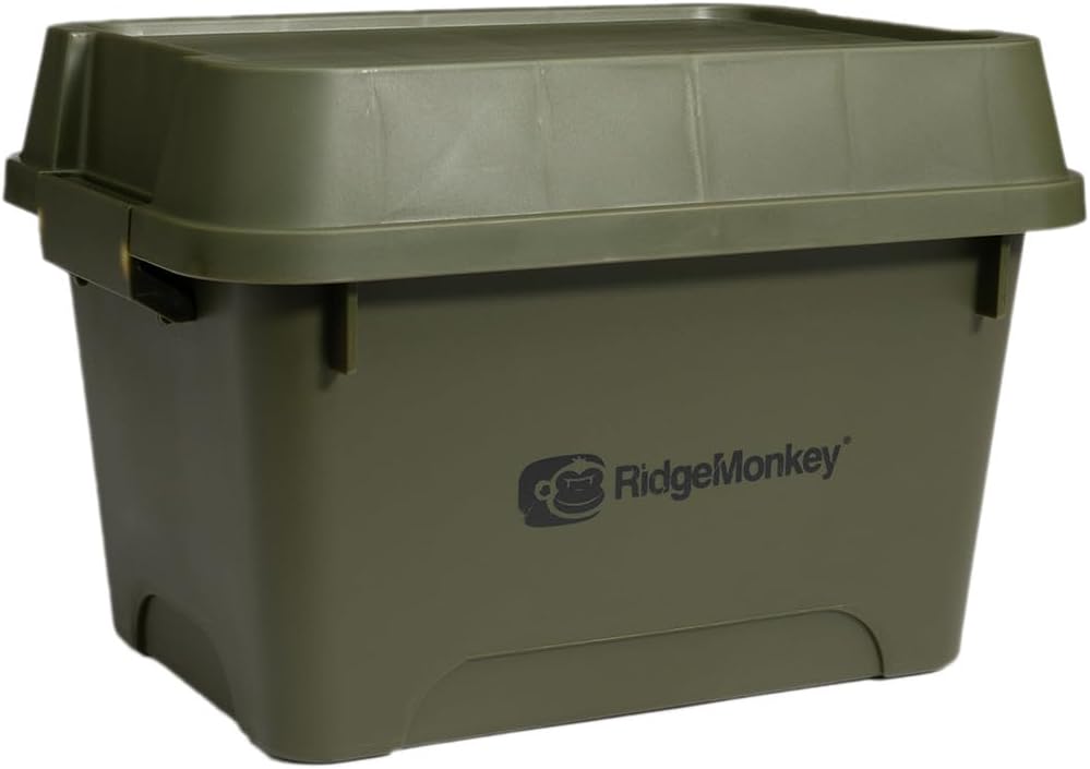 RidgeMonkey Armoury Stackable Storage Box 16 Litre - Angelbox, Transportbox, Zubehörbox für Angelzub