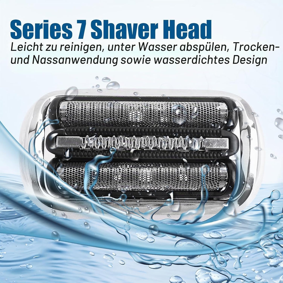 3 Stück Series 7 Scherkopf 73S Ersatzrasierkopf Kompatibel mit Series 7 Männer Rasierer Scherkopf Ra