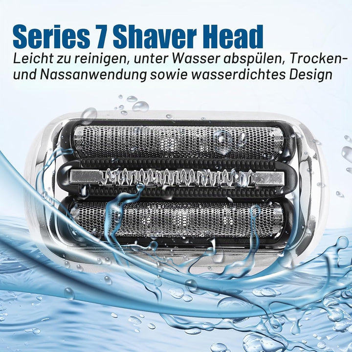 3 Stück Series 7 Scherkopf 73S Ersatzrasierkopf Kompatibel mit Series 7 Männer Rasierer Scherkopf Ra