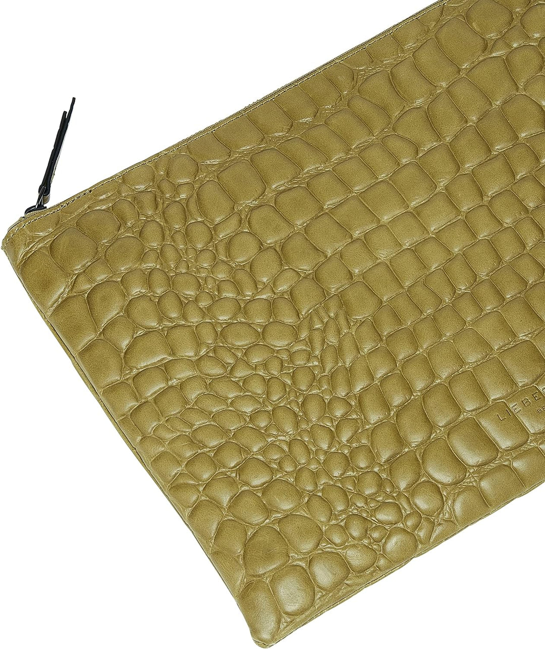 Liebeskind Damen Pb Croco Laptop/Tablet Case Matcha, Matcha