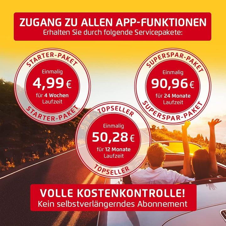 Prothelis Meintal GPS Tracker Auto Wohnmobil Motorrad mit Akku Laufzeit bis 500 Tage | Peilsender mi