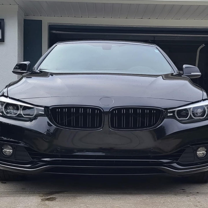 TOPTHAN Passend für BMW 4ER F32 F33 F36 M4 2014-2020 Doppelsteg Front Nieren Kühlergrill Gitter Schw
