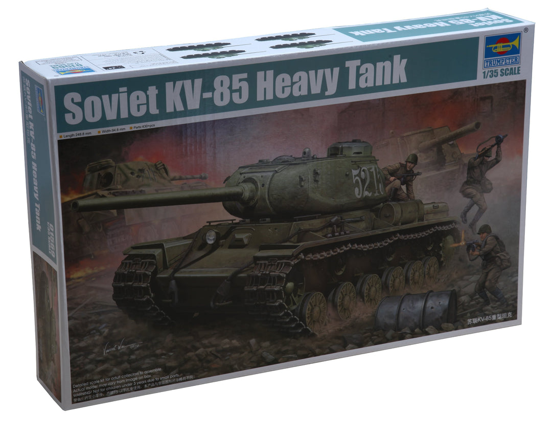 Trumpeter 01569 Modellbausatz Soviet KV-85 Heavy Tank
