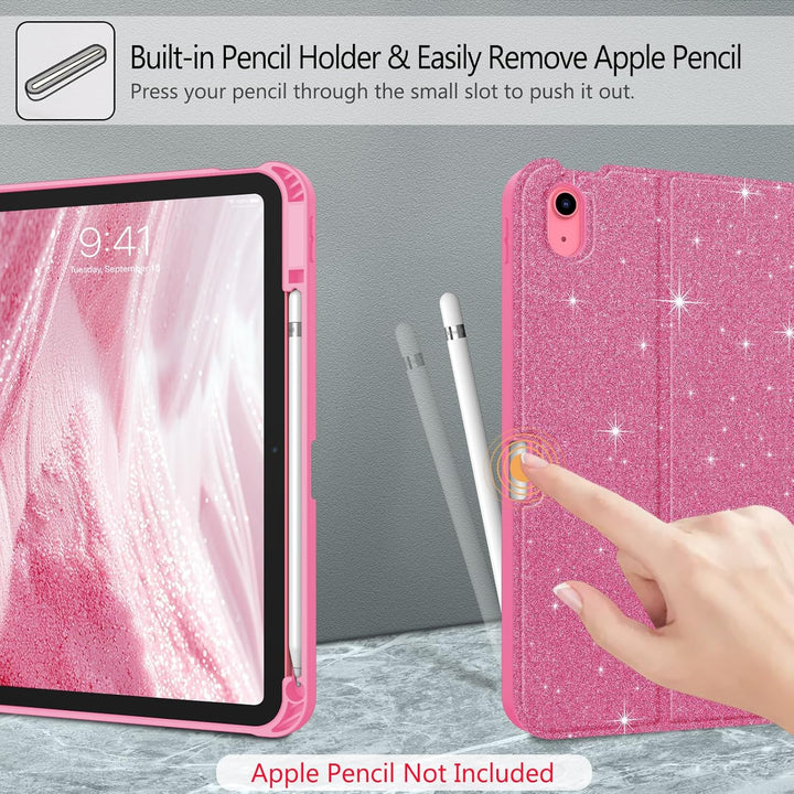 FINTIE Hülle mit Tastatur für iPad (A16) 11/10 Generation (2025/2022, 11/10.9 Zoll), Schutzhülle mit