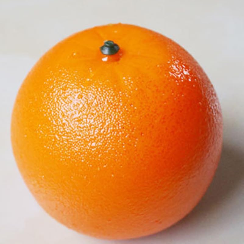Amosfun 6 StüCk KüNstliche Orangen SchaumfrüChte Lebensechte Dekoration Fotorequisiten FüR KüChe Und