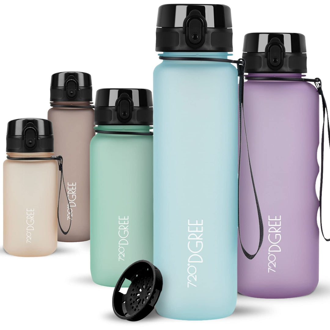 720°DGREE Trinkflasche “uberBottle“ +Sieb - 350ml, 500ml, 650ml, 1000ml, 1,5l, 2l - BPA-Frei - Wasse