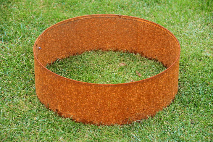 Rasenkanten Baumring Corten Kreis Ø 37 cm x 24 cm Edelrost - 1er Set