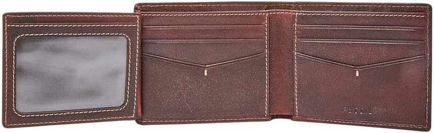 Fossil Leather SML1547231 Mens Allen Wallet RFID Traveler