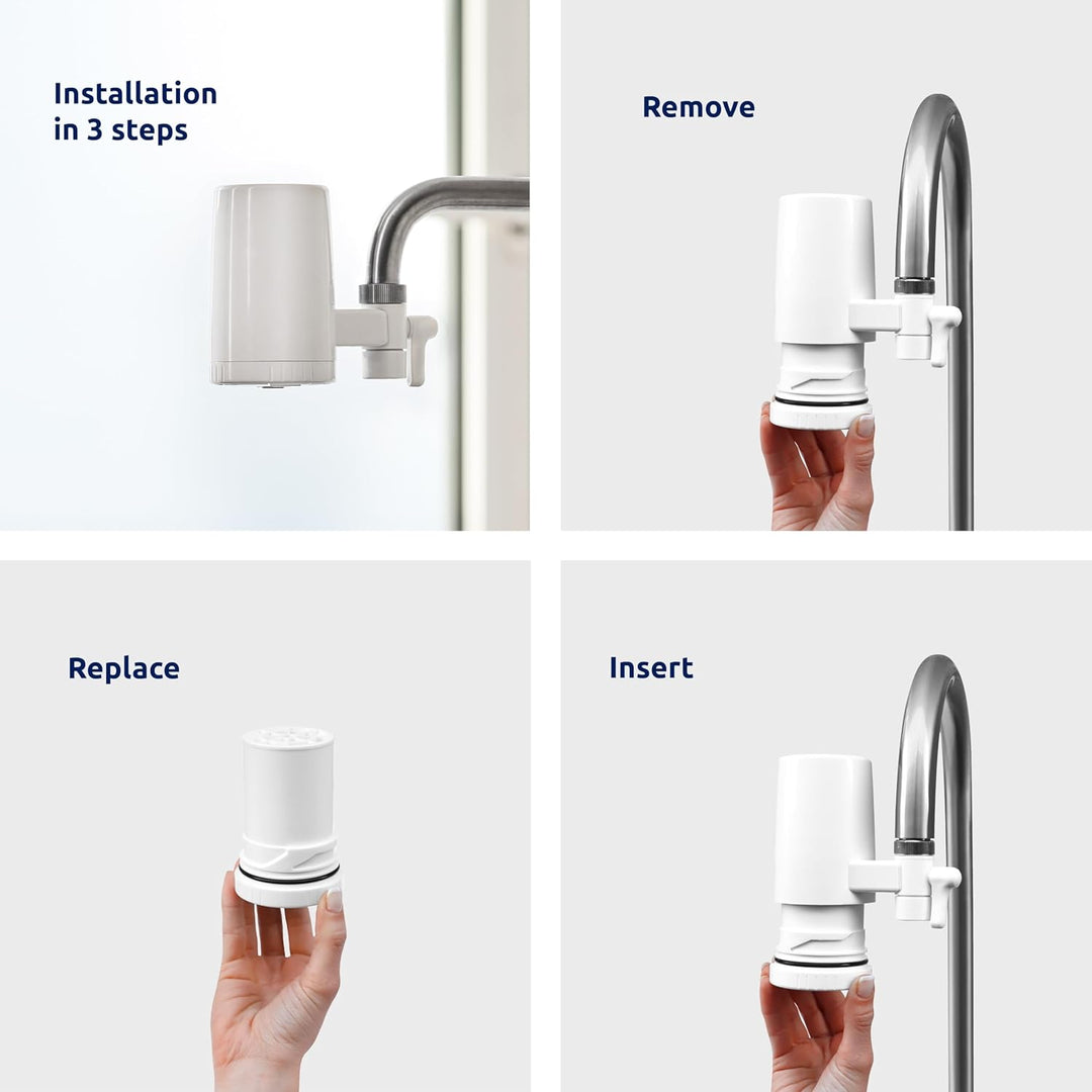 Tappwater Essential - Nachfüllkartuschen Wasserfilter für Trinkwasser - Satz mit 2 Nachfüllkartusche