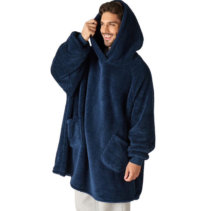 BEDSURE Hoodie Decke mit Ärmeln Deckenpullover - Tragbare Decke zum Anziehen als Geschenke für Fraue