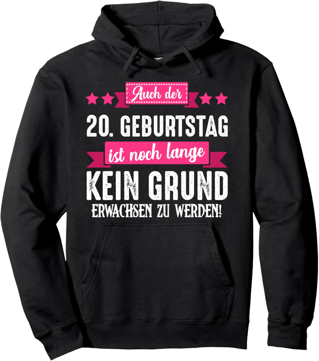 20. Geburtstag Mädchen Damen Geschenk - 20 Jahre Erwachsen Pullover Hoodie