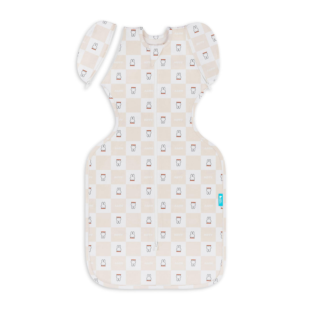 Love To Dream™ Swaddle UP™ 2-in-1 Transition Bag, gross (8,5–11 kg) Miffy Checker Birch, abnehmbare
