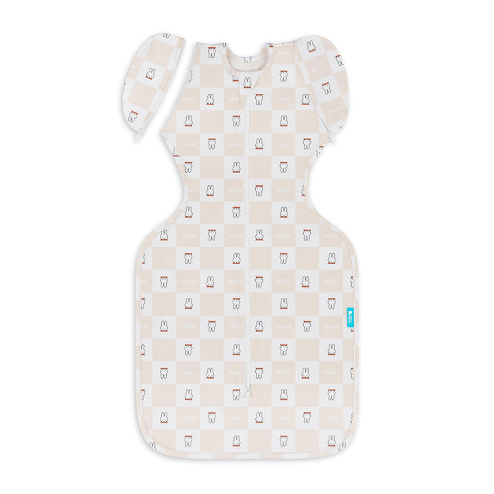 Love To Dream™ Swaddle UP™ 2-in-1 Transition Bag, gross (8,5–11 kg) Miffy Checker Birch, abnehmbare
