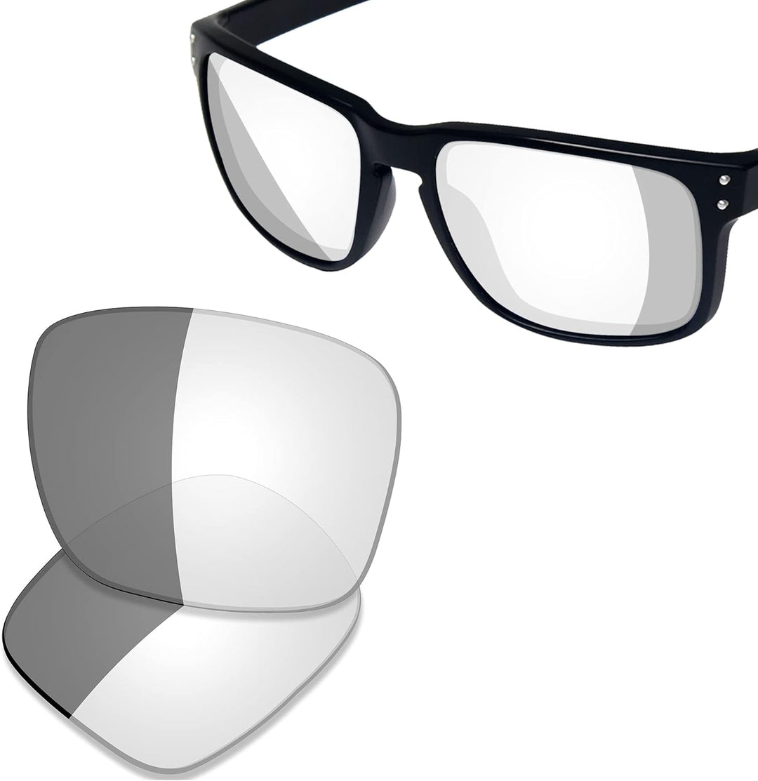 Saucer Premium Ersatzgläser für Oakley Holbrook OO9102 Sonnenbrillen High Defense - Photochromic Act