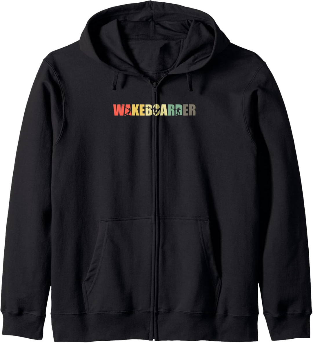 Retro Wakeboarding Wakeboarden - Vintage Wakeboarder Kapuzenjacke