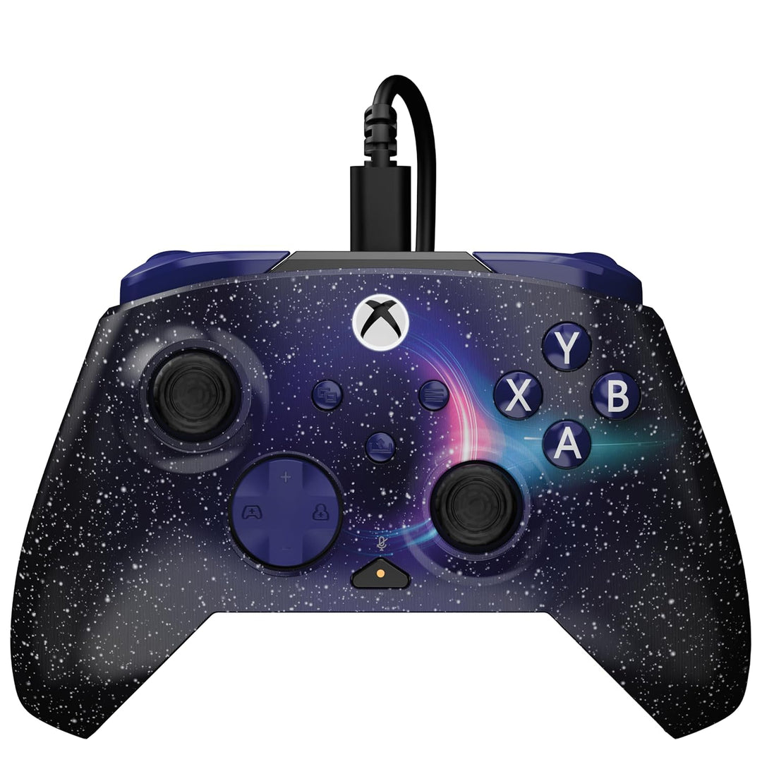 Turtle Beach Rematch Advanced Dark Cosmos Wired Gaming Controller für Xbox und PC – Lentikular, zuwe