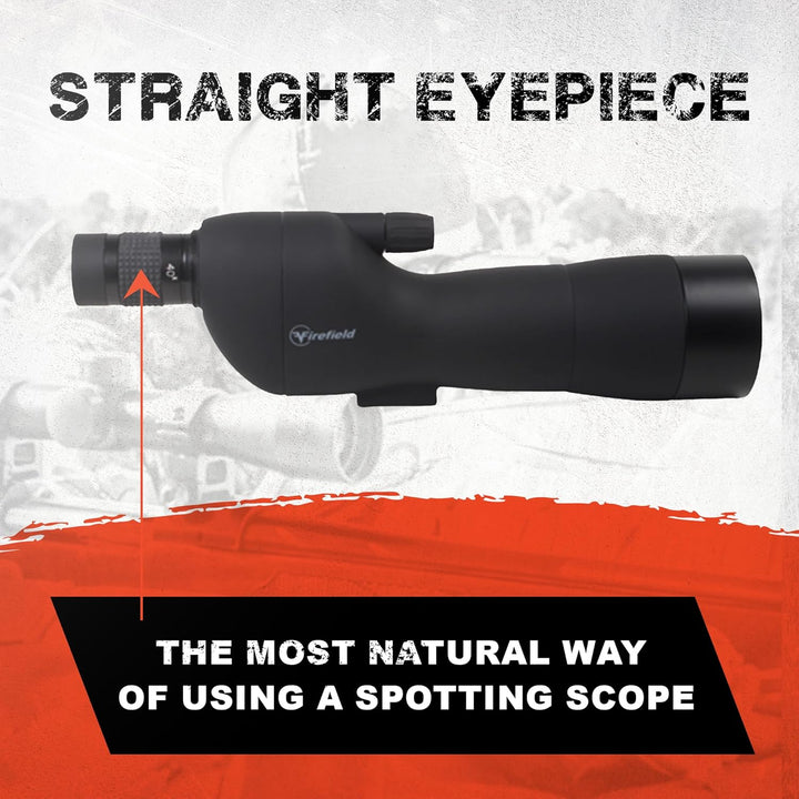 Firefield SE Spotting Scope and Tripod Schwarz 20-60 x 60 SE, Schwarz 20-60 x 60 SE