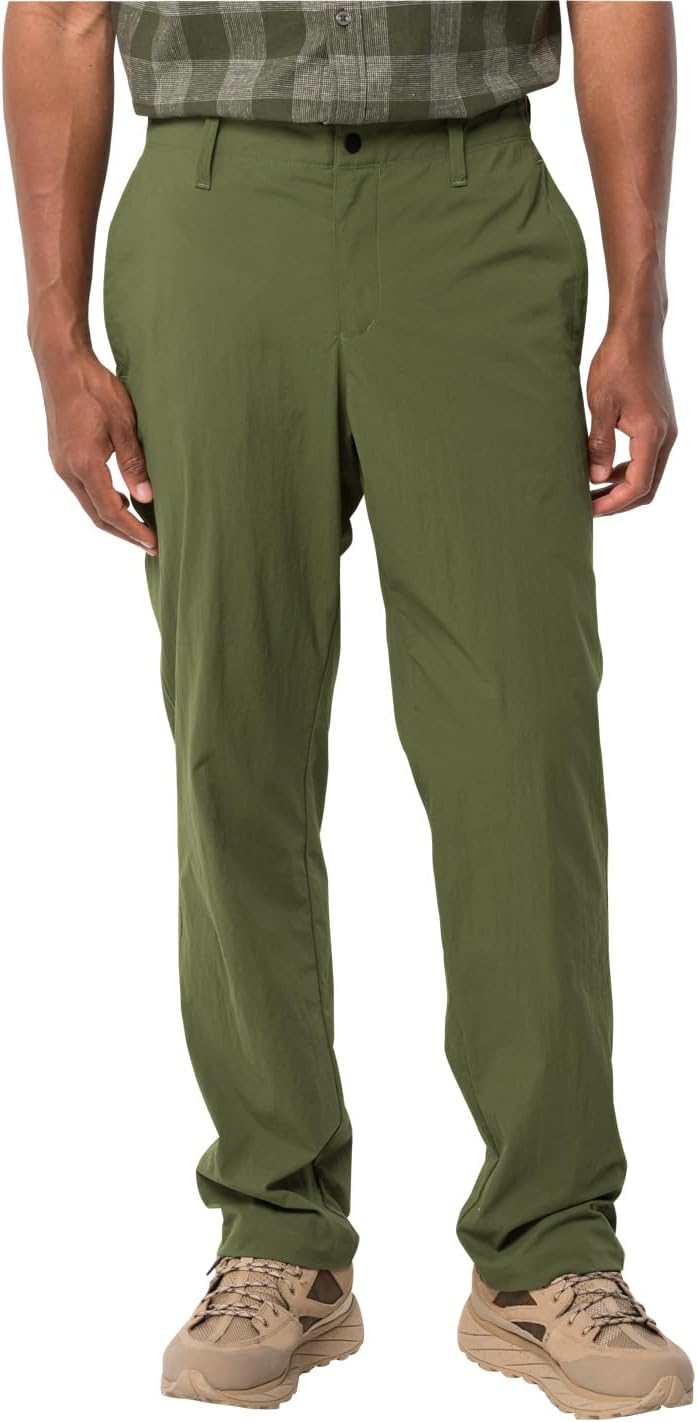 Jack Wolfskin Men's Desert Pants M Outdoor Trousers 50 Greenwood, 50 Greenwood