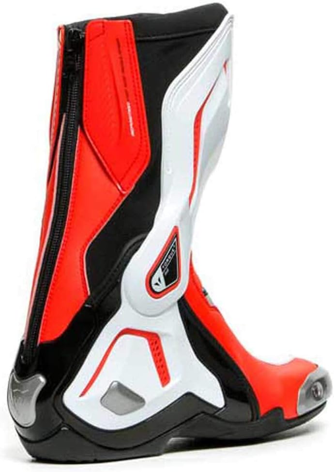 Dainese Torque 3 Out Damen Motorradstiefel 38 EU Black White Fluo Red, 38 EU Black White Fluo Red