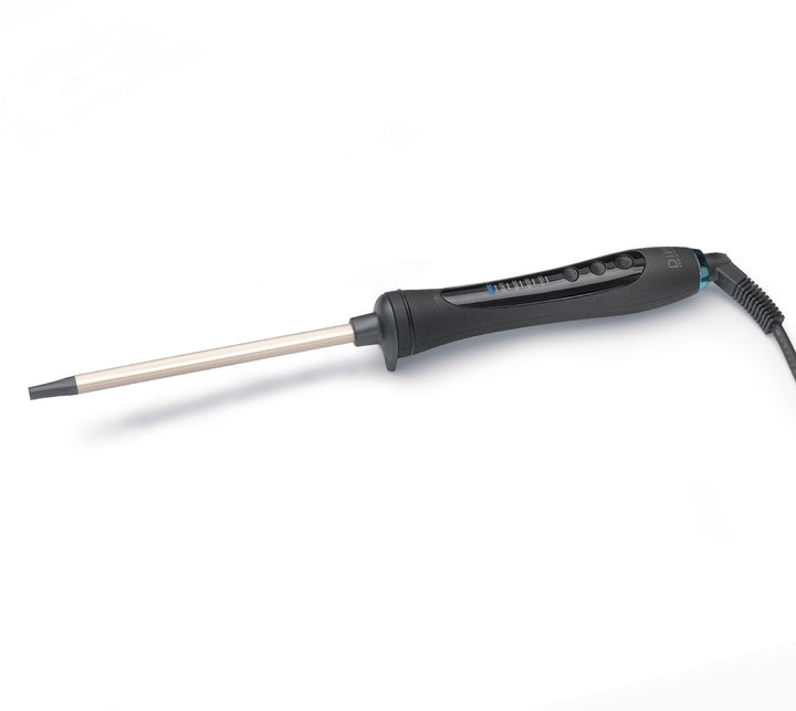 Diva Pro Styling Micro-Stick, Lockenstab- 10mm, 30 Watt, 5 Temperaturstufen, Schwarz