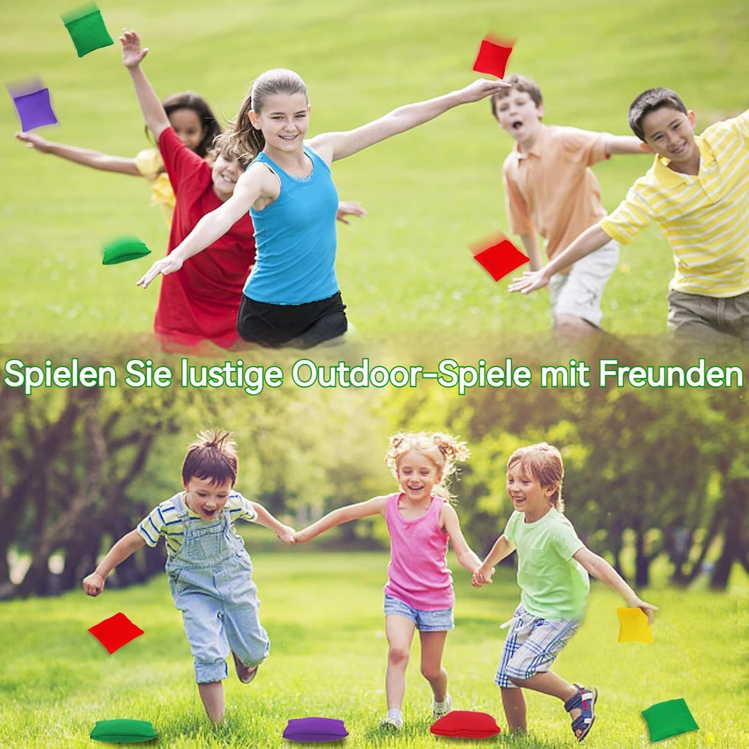 Bean Bags Tczecoo 30 Stück Sitzsäcke, Nylon-Sitzsäcke, Cornhole Säckchen, Sitzsack-Wurfspiel, Beanba