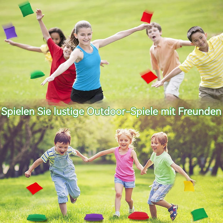 Bean Bags Tczecoo 30 Stück Sitzsäcke, Nylon-Sitzsäcke, Cornhole Säckchen, Sitzsack-Wurfspiel, Beanba