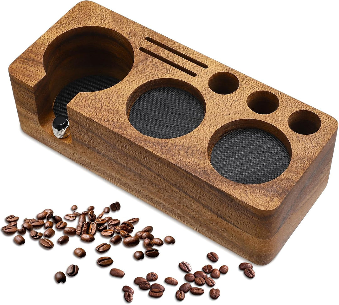 Espresso-Tamperstation, multifunktionale Tamperstation, rutschfeste Tamperstation, Espressostation z