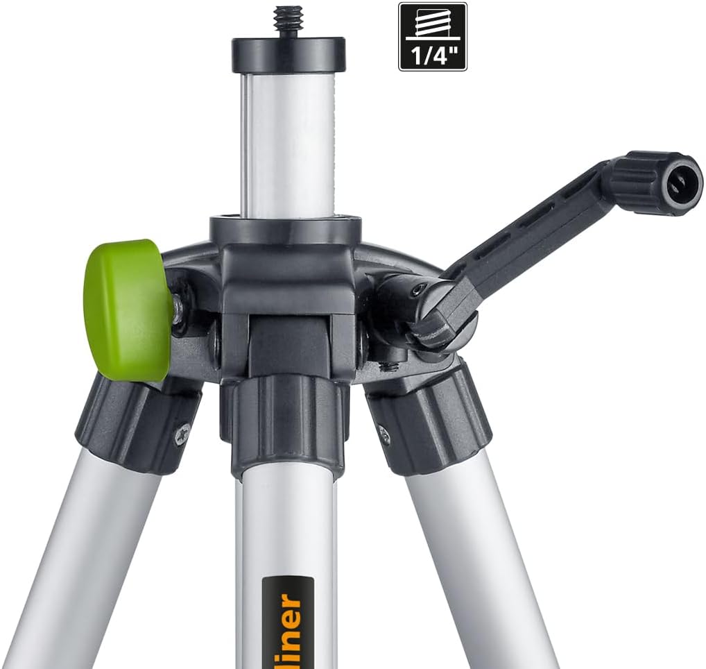 Laserliner Kompaktstativ, VarioStand 45 cm, Aluminium-Stativ für Lasermessgeräte mit 1/4"-Gewinde, H