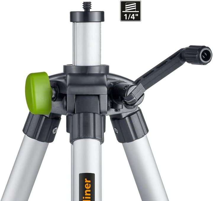 Laserliner Kompaktstativ, VarioStand 45 cm, Aluminium-Stativ für Lasermessgeräte mit 1/4"-Gewinde, H
