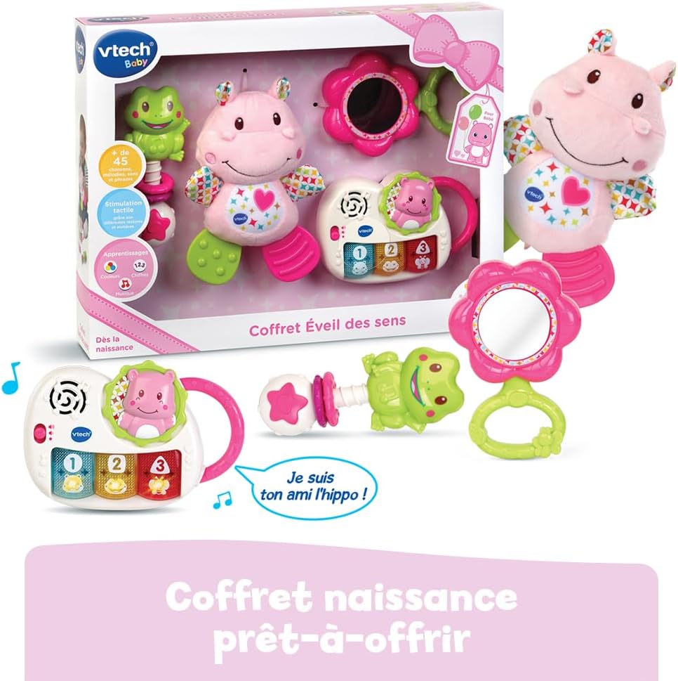 VTech – Geschenkset zur Geburt – Erste Baby-Spielzeuge