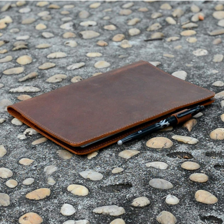 JJNUSA Notebook-Hülle, kompatibel mit Rocketbook, Smart Business, Distressed Echtleder Notebook-Hüll