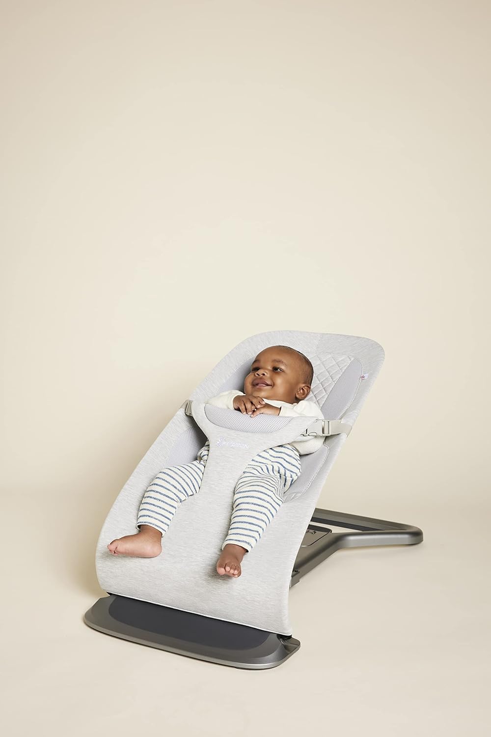 Ergobaby 3-in-1 Evolve Bouncer, Ergonomische Babywippe für Neugeborene ab Geburt bis zum Kleinkind,