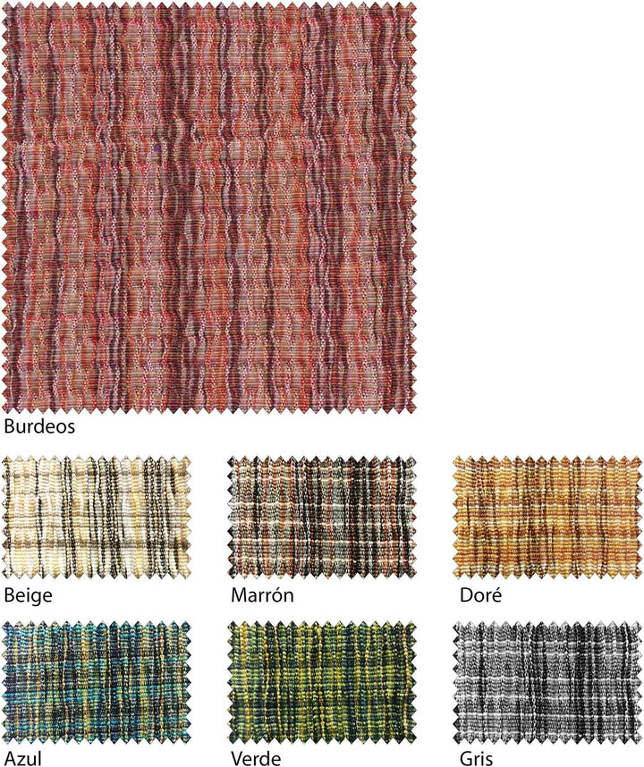 Martina Home Mejico Sofabezug, elastisch 3 Plazas, 180 a 240 cm de ancho Burgunderrot 3 Sitzer (180