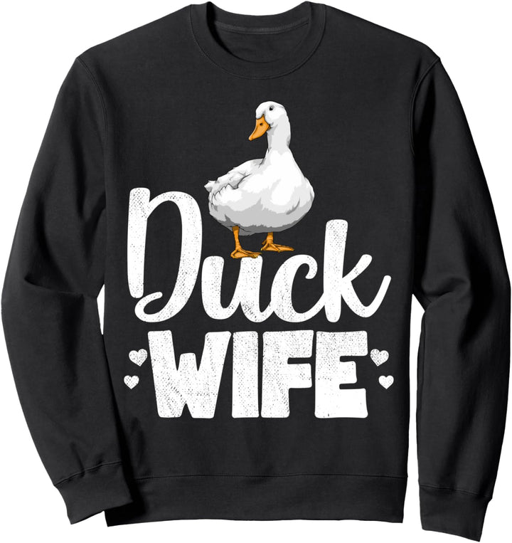 Duck Wife Funny Water Ducklings Sweatshirt