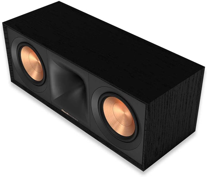 Klipsch R-50C Black (Einheit) - Zentrallautsprecher Schwarz für Heimkino - 100 W/400 W - 8 Ohm