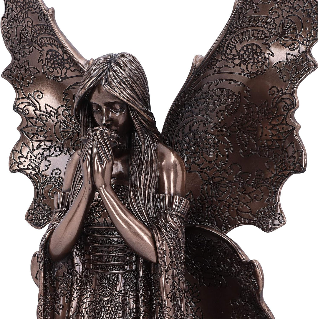Nemesis Now Bronze Gothic Fairy Angel Figurine, 36cm Anne Stokes Only Love Remains Gotische Feenfigu