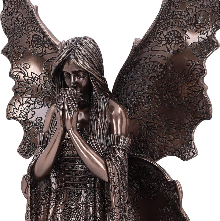 Nemesis Now Bronze Gothic Fairy Angel Figurine, 36cm Anne Stokes Only Love Remains Gotische Feenfigu